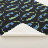 電動アップバットマンシンボル シェルパブランケット (3/4)