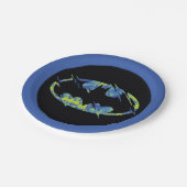 電動アップバットマンシンボル ペーパープレート (アングル)