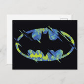 電動アップバットマンシンボル ポストカード (正面/裏面)