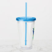 電動アップバットマンランニングズタイポグラフィ アクリルタンブラー (右)