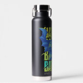 電動アップバットマンランニングズタイポグラフィ ウォーターボトル (正面)