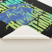 電動アップバットマンランニングズタイポグラフィ シェルパブランケット (3/4)