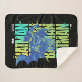 電動アップバットマンランニングズタイポグラフィ シェルパブランケット (正面(横))