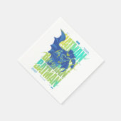 電動アップバットマンランニングズタイポグラフィ スタンダードカクテルナプキン (角)