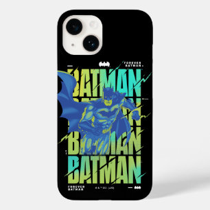 電動アップバットマンランニングズタイポグラフィ Case-Mate iPhone 14ケース