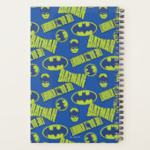 電動アップバットマン – ダークナイトパターン プランナー手帳 (裏面)