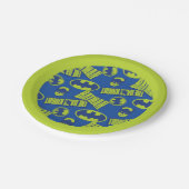 電動アップバットマン – ダークナイトパターン ペーパープレート (アングル)