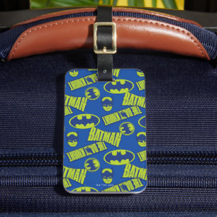 電動アップバットマン – ダークナイトパターン ラゲッジタグ