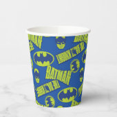 電動アップバットマン – ダークナイトパターン 紙コップ (左)