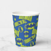 電動アップバットマン – ダークナイトパターン 紙コップ (右)