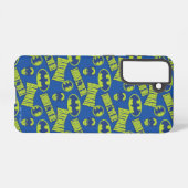 電動アップバットマン – ダークナイトパターン SAMSUNG GALAXYケース (裏面横)