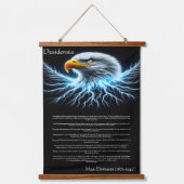 電動イーグル 吊り下げ型タペストリー (正面)