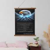 電動イーグル 吊り下げ型タペストリー (寝室)