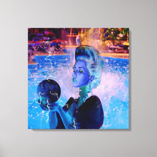 電動ウィッチ キャンバスプリント (正面)