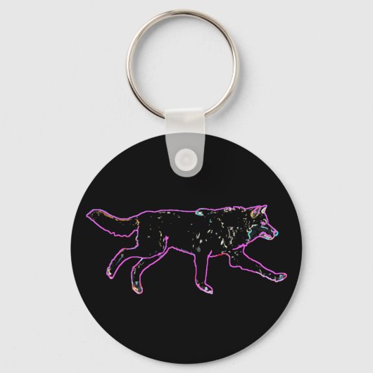 電動オオカミ キーホルダー (正面)