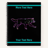 電動オオカミ ノートブック (正面)