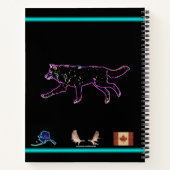 電動オオカミ ノートブック (裏面)