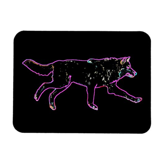 電動オオカミ マグネット (横)