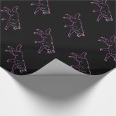 電動オオカミ ラッピングペーパー (角)