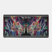 電動カラー回転木馬馬芸パーソナライズされた デスクマット (正面)