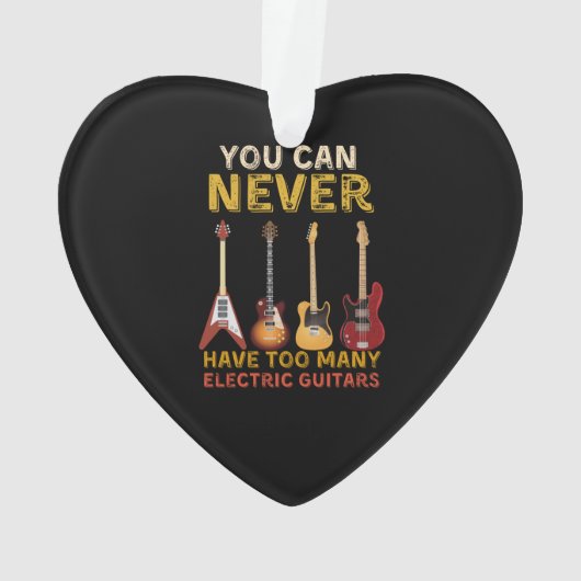 電動ギターはいくら多くも持てない オーナメント (裏面)