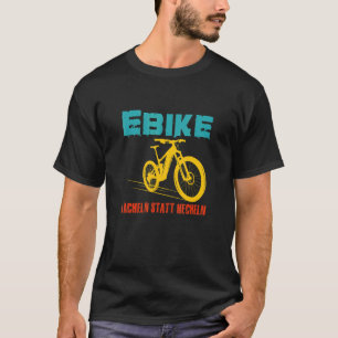 電動サイクリング用のパンチングの代わりにEバイクスマイル Tシャツ