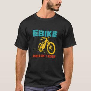 電動サイクリング用のパンチングの代わりにEバイクスマイル Tシャツ