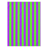 電動サイケデリック紫とハーレクイングリーン テーブルクロス (正面)