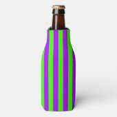 電動サイケデリック紫とハーレクイングリーン ボトルクーラー (ボトル正面)