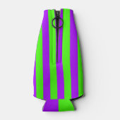 電動サイケデリック紫とハーレクイングリーン ボトルクーラー (裏面)