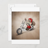 電動サンタクロース シーズンポストカード (正面/裏面)