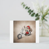 電動サンタクロース シーズンポストカード (スタンド正面)