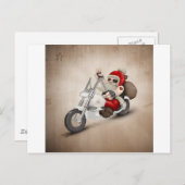 電動サンタクロース シーズンポストカード (正面/裏面)