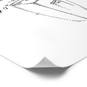 電動シェーバー特許ポスター理容師ショップDecor ポスター (角)