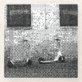 電動スクーター ガラスコースター