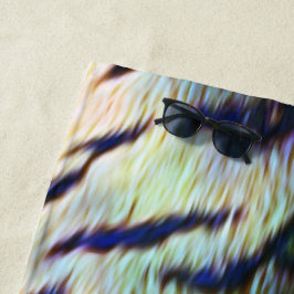 電動タイガースキンプリント ビーチタオル