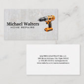 電動ドリル | ホームリペアマン 名刺 (正面/裏面)