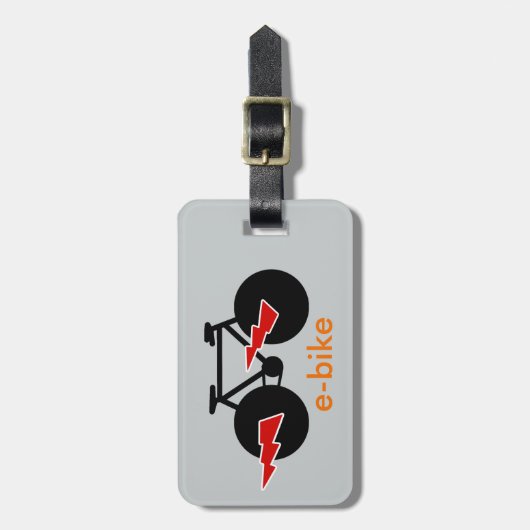 電動バイクの電子バイク ラゲッジタグ (正面縦)