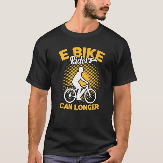 電動バイクバッテリーバイクバイクEバイク Tシャツ (正面)