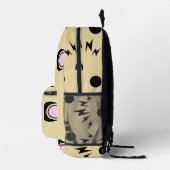 電動バックパポップ・アートのック プリントバックパック (右)