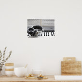 電動ピアノキーボード ポスター (キッチン)