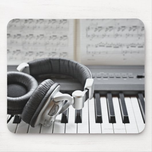 電動ピアノキーボード マウスパッド (正面)