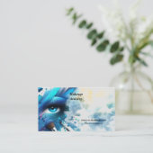 電動ブルーアイシャドウメイク 名刺 (スタンド正面)