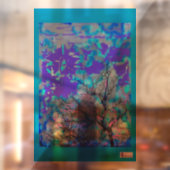 電動ブルーウィンドウデカール ウィンドウサイン (シート2)