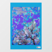 電動ブルーウィンドウデカール ウィンドウサイン (シート)