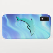 電動ブルードルフィン Case-Mate iPhoneケース (裏面(横))