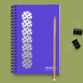 電動ブルーピックボールのグラデーションパーソナル ノートブック