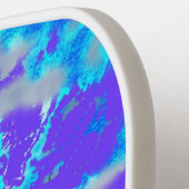 電動ブルーピックボールパドル ピックルボールラケット (左詳細)