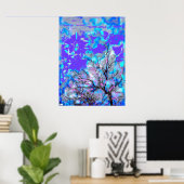 電動ブルーポスター ポスター (ホームオフィス)