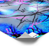 電動ブルーポスター ポスター (角)